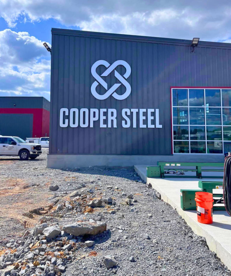 Cooper Steel sign