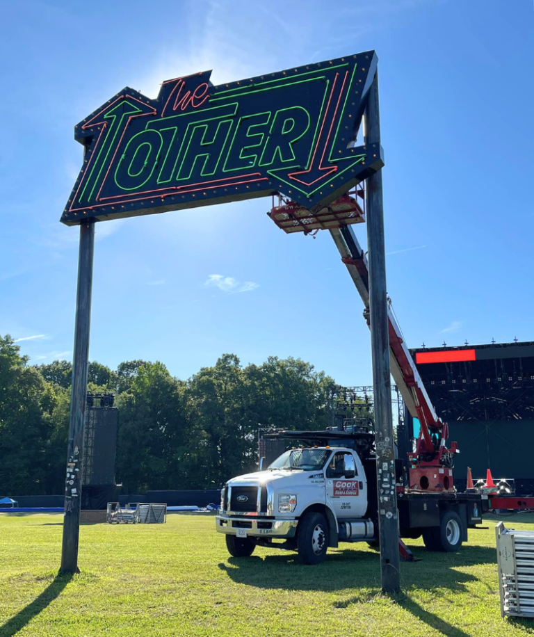 The Other Stage - Bonnaroo Neon sign